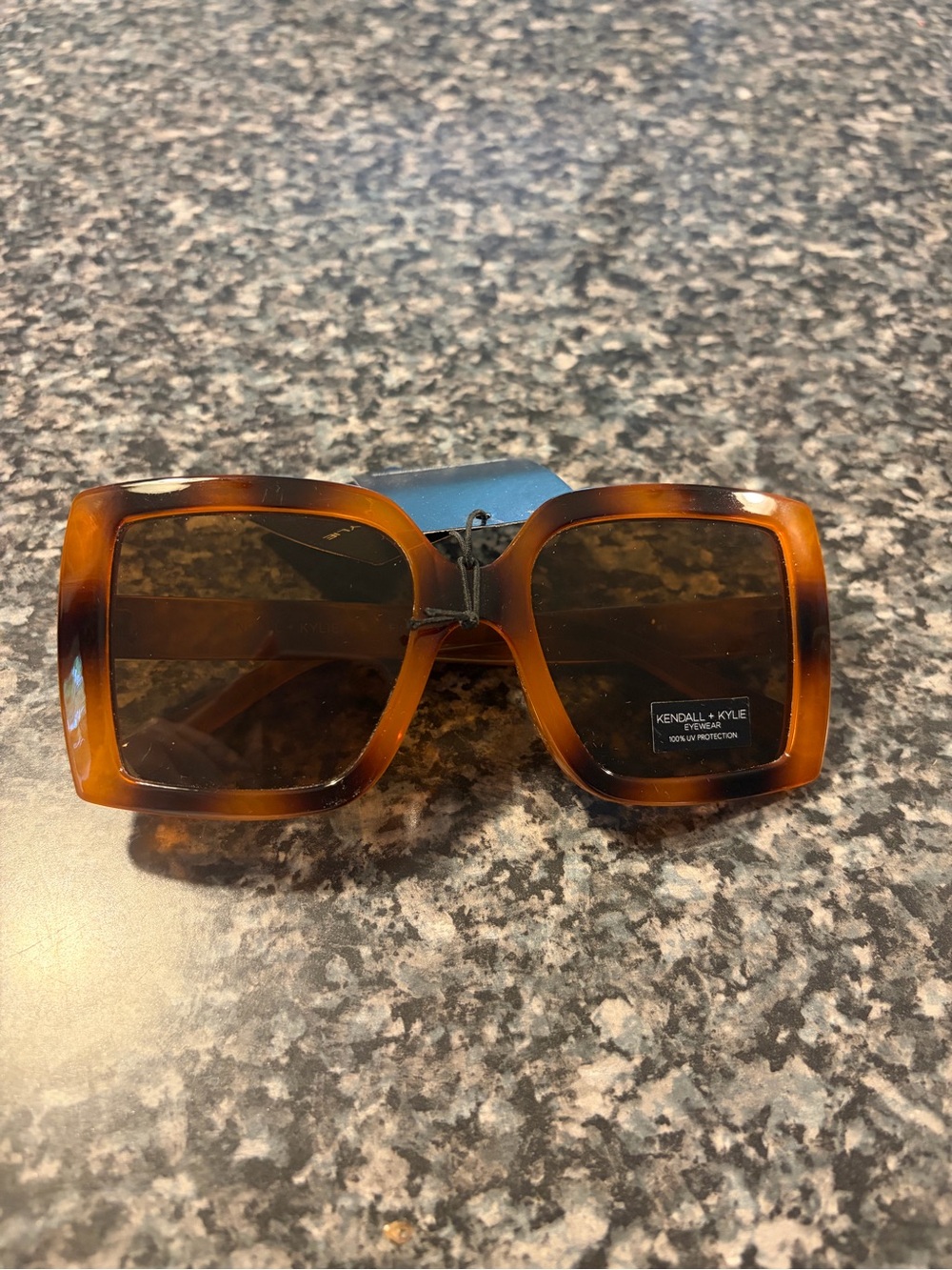 NWT - NW - Kendall & Kylie Oversized Square Sunglasses - Tortoiseshell Brown